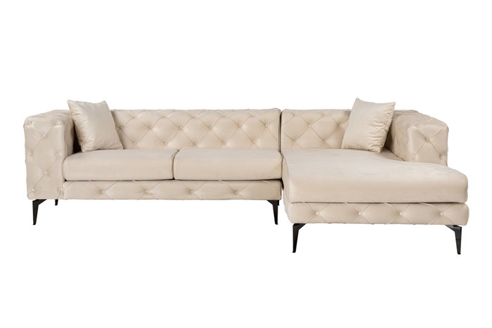 Atelier Del Sofa Como Eco Right - Beige, Black Atelier Del Sofa Como Eco Right - Beige, Black